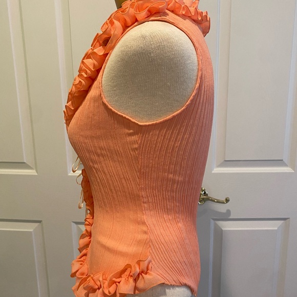 Cache Melon  Ruffled Blouse - Picture 3 of 6